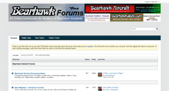 Desktop Screenshot of bearhawkforums.com